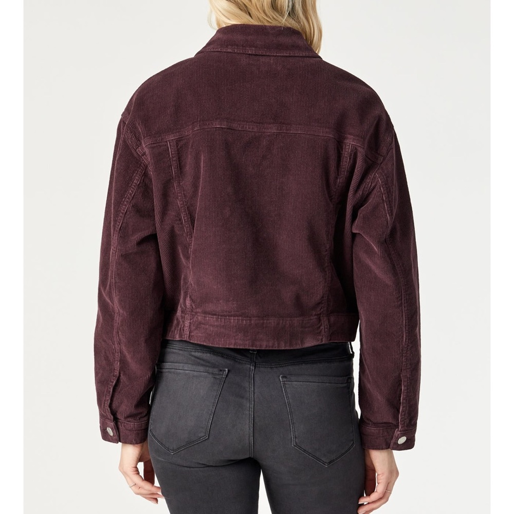 Mavi Women's Corduroy Jacket - Deep Burgundy - Picture 3 of 6